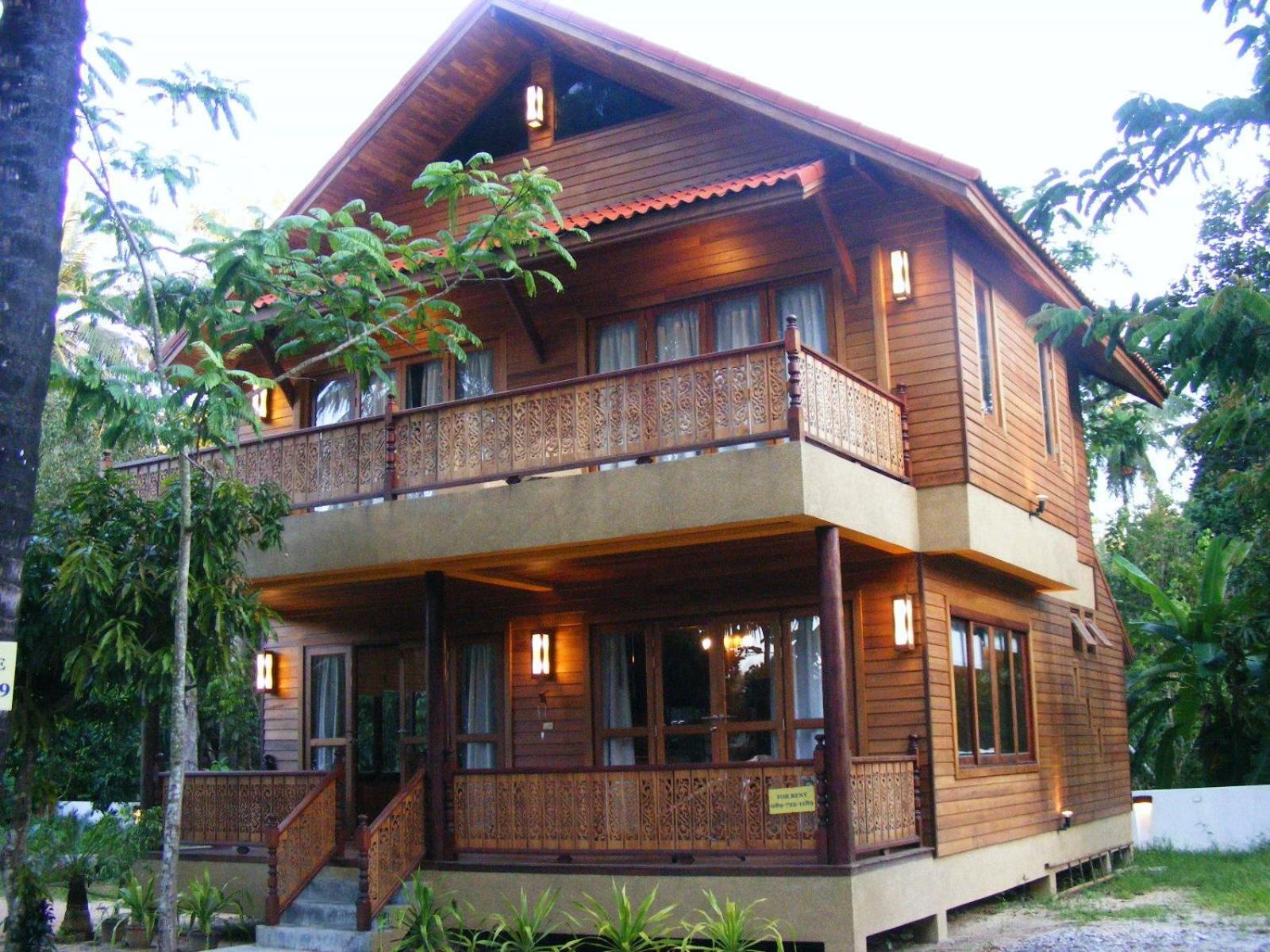 Baan Banyan Villa, Wood House Short Walk To Mae Nam Beach Buitenkant foto